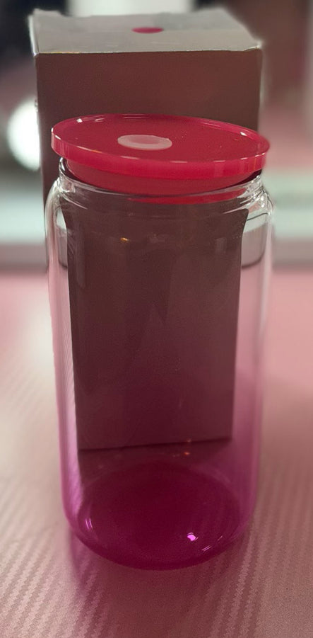 Half Colored Glass Cups