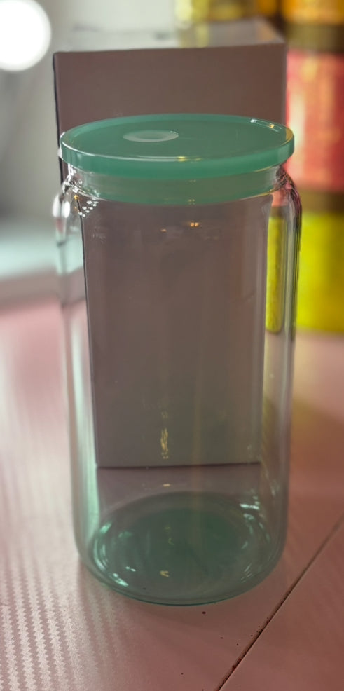 Half Colored Glass Cups